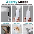 thumbnail image 6 of 13-inch Large Rain Shower Head System, Dual Head Combo with Handheld, High Pressure Square Rainfall, 3-Way Metal Diverter, Adjustable Extension Arm，Chrome, 6 of 10