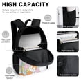 thumbnail image 2 of Kuromi And My Melody 3 Piece Backpack Set With Lunch Box And Pencilcase Casual Bookbag, 2 of 6