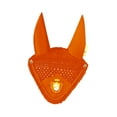 thumbnail image 2 of Colaxi Horse Ear Bonnet Earmuff Hood Fly Protection Soft Protector, Equestrian Equipment Practical Portable Fly Equestrian Orange, 2 of 8