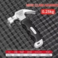 thumbnail image 2 of LEEYNEER Clerance! Mini Claw Hammer Small Hammer Mini Claw Hammer Nail Hammer Woodworking Hammer Hammer Tool Home Multi-Function Integrated Claw Hammer Wooden Handle, 2 of 8