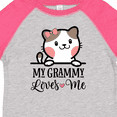 thumbnail image 4 of Inktastic My Grammy Loves Me Girls Granddaughter Kitten Girls Toddler T-Shirt, 4 of 5