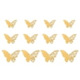 thumbnail image 2 of JHGoosa 3D Three Dimensionals Hollow Pearl Paper Simulation Butterfly Wall Sticker, 2 of 3
