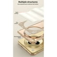 thumbnail image 4 of TECH CIRCLE for OnePlus Open Case Built-in Screen Protector, Bling Sparkly Glitter Shiny Electroplated Frame Hard PC Back Slim Drop Protection Shockproof Phone Cover for OnePlus Open 2023, Gold, 4 of 5