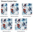 thumbnail image 4 of Ice Hockey Shower Curtain, Bathroom Beach Decorations, 4 of 6