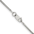 thumbnail image 3 of 925 Sterling Silver 1.5mm Round Box Chain Necklace 30 inch for Female, 3 of 5