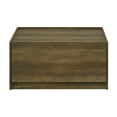 thumbnail image 4 of Lilola Home Travon 31.5"W Oak Finish Square Coffee Table with 2 Drawers, 4 of 5