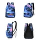 thumbnail image 3 of Mochila escolar, juego de mochilas para niños de 3 piezas Mochila de dibujos animados Juego de mochilas para niños Solución innovadora, 3 of 8