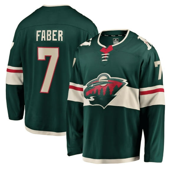 Men Hockey Jersey Minnesota Wild KAPRIZOV 97# FLEURY 29# FABER 7# Adult Sport Player Jersey