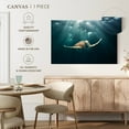 thumbnail image 5 of Elephant Stock Red Sea Green Turtle Wall Art - Horizontal Canvas Wall Art - Living Room Wall Decor - Animal Canvas - Teal And Blue Decor - 48" x 32", 5 of 8