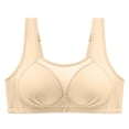 thumbnail image 3 of VONCOS Bras for Women Push-Up Wirelfree Bras Plus Size Full Figure Tops Underwear Yellow Size 5XL, 3 of 3