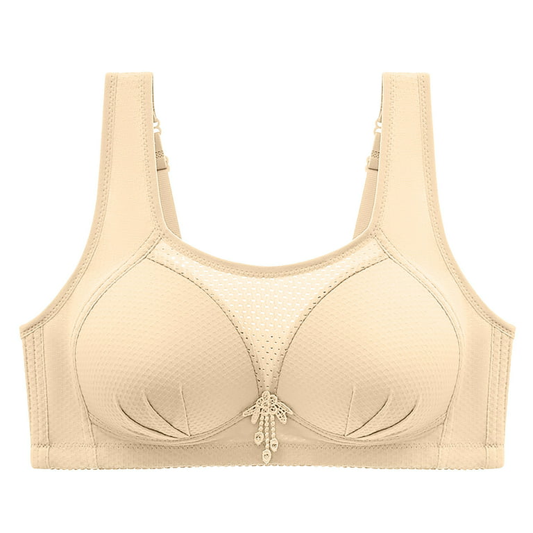 Mrat Clearance Lace Bralettes for Women Wire-Free Large Breasts
