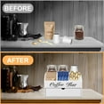thumbnail image 4 of Coffee Station Organizer Solid Wood Coffee Bar Organizer Accessories Organizer Practical Coffee Station Organizer Versatile Coffee Pods Holder for Home, 4 of 10