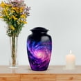 thumbnail image 7 of MUKTIVE Star Galaxy Memorial Urns for Couple Ashes Male & Female, Large Blue Urn for Adult Ashes Husband and Wife, Unique Urns for Funeral, Human Remains Cremation Urn for Mother, 10 Inch, 7 of 7