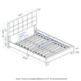 thumbnail image 4 of Furinno Laval Button Tufted Bed Frame, 12PC Slat Style, Glacier, Queen (Mattress Not Included), 4 of 4