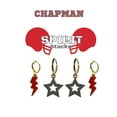 thumbnail image 2 of Chapman University Spirit Stack red mini enamel bolts and grey statement open starboys, 2 of 2