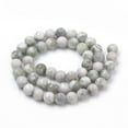 thumbnail image 2 of Natural Peace Jade Beads Strands Round 6mm Hole: 1mm 62pcs/strand 15 inch, 2 of 4