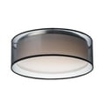 thumbnail image 1 of Maxim 10220BO 16 Po. Prime LED Lampe de Plafond Encastrable, Organza Noir, 1 of 8