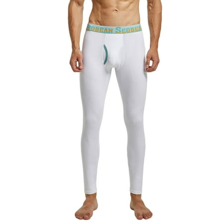 

Dadaria Thermal Underwear for Men Men Stretch Patchwork Cotton Wool Trousers With Long Thermal Underwear White XXL Men
