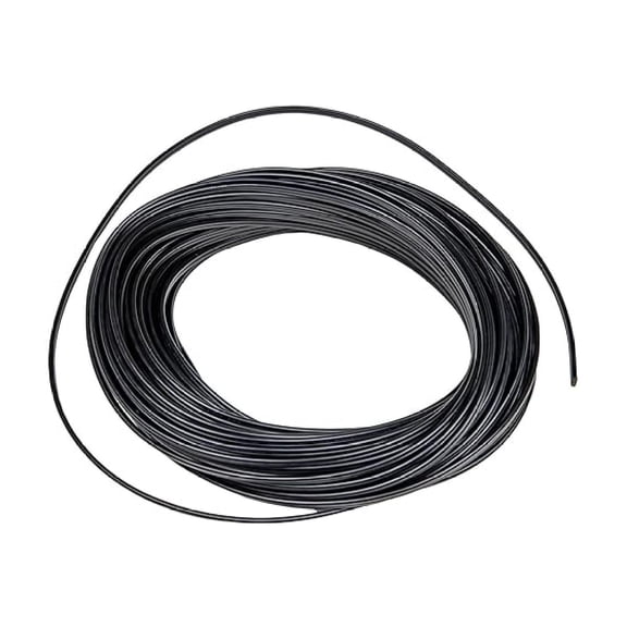100 Ft Black SPT-1 Wire, 18 Gauge 2-Conductor Zip Cord SPT-1, Ul Listed, Max 8a 960w