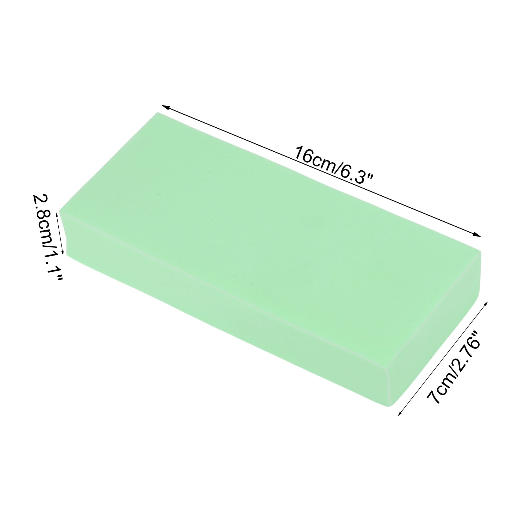 Unique Bargains Rectangular Bath Sponge Body Scrubber 1 Pc Cyan