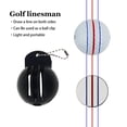 thumbnail image 4 of Greeniant golf marcador plantilla conveniente portátil de moda versátil línea cajón golf diapositivas para dibujo perlas / negro Type3 NO3 Greeniant OD019675-06, 4 of 6