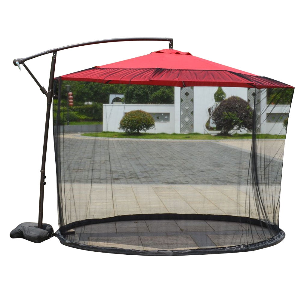 Outdoor Mosquito Net Patio Umbrella Cover Netting Screen Uv Resistant