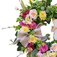 thumbnail image 4 of Easter Spring Wreath Floral Wreath Hanging Garland for Home Window Easter Decoration, 4 of 7