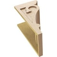 thumbnail image 6 of 11"W x 11"D x 22"H Wide Mayflower Rough Cedar Woodgrain TimberThane Corbel, Primed Tan, 6 of 6
