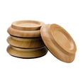 thumbnail image 1 of 4 piezas de copas para ruedas de piano Copas para ruedas de piano de cola Protección de suelo Soporte Accesorios madera, 1 of 9