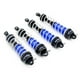 thumbnail image 3 of Vogacara Kit de amortiguadores delanteros y traseros para coche de control remoto, amortiguadores de aleación de aluminio de juguete para vehículo, Kits de construcción modelo Azul negro Vogacara FN009868-02, 3 of 6