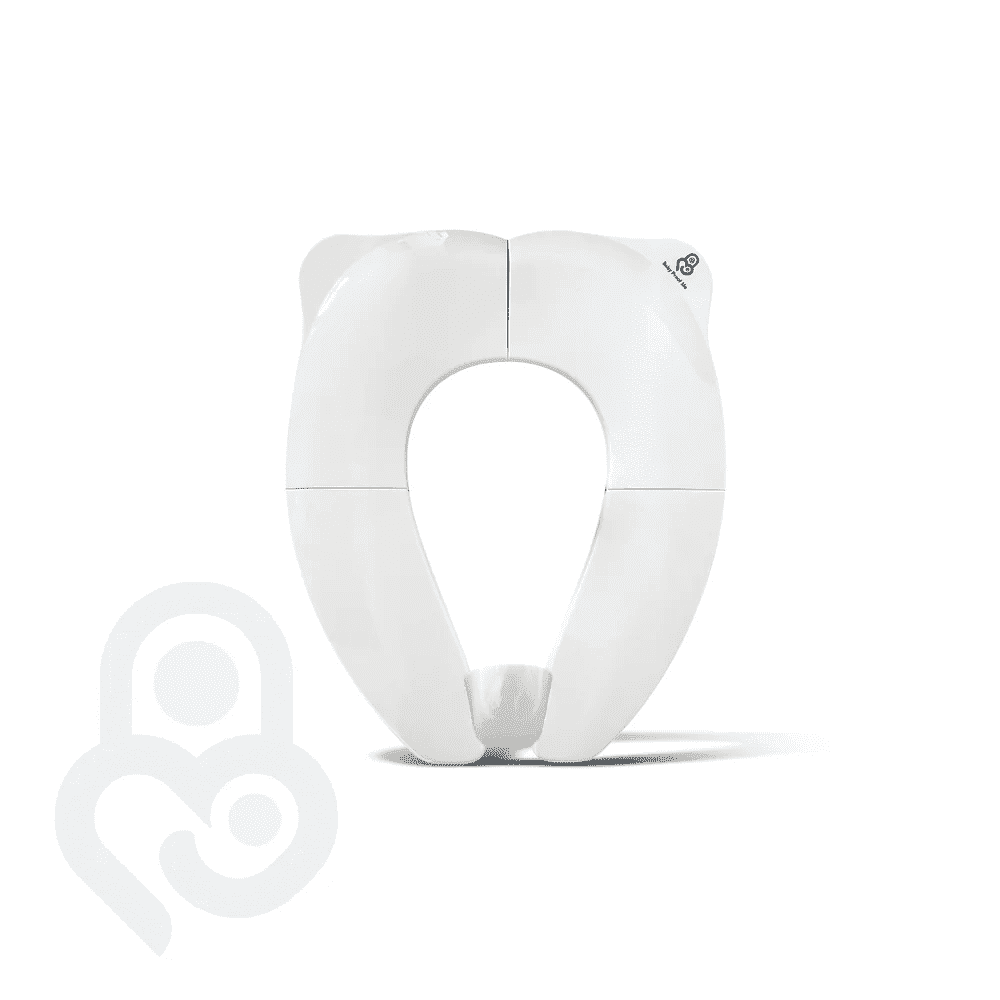 Baby Proof Me Toilet Training Seats for Toddlers, Potty Training Seat with Splash Guard, White