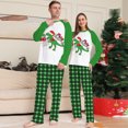 thumbnail image 6 of MXIEZI Family Matching Pajamas Outfits Christmas Cartoon Long Sleeve Mommy and Me Pajamas Set Crew-Neck Letter Loungwear Matching Set, 6 of 7