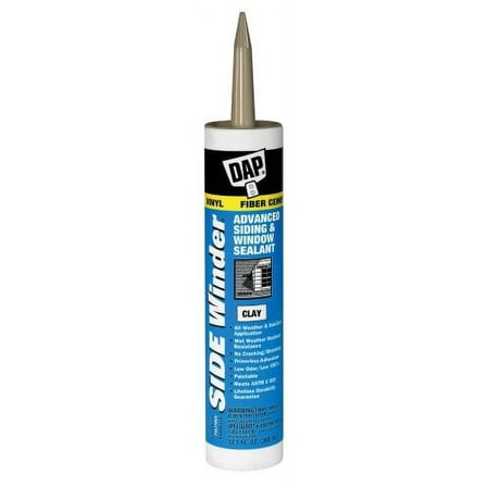 DAP Side Winder Advanced Polymer Siding & Window Sealant - Clay Window Sealer - 10.1 oz