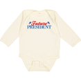 thumbnail image 3 of Inktastic Future President Boys or Girls Long Sleeve Baby Bodysuit, 3 of 5