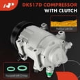 thumbnail image 3 of A-Premium Air Conditioner AC Compressor with Clutch Compatible with Hyundai Elantra 2018 2019 L4 1.4L, 3 of 5