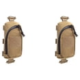 thumbnail image 2 of Greeniant Bolsa para exteriores Camping Escalada Bolsa de teléfono de nylon Paquete portátil para correr Organizador Bolsillo externo adicional Caqui 2Conjunto, 2 of 6