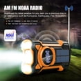 thumbnail image 5 of UMUTOO Survival Emergency Radio Solar Crank NOAA LED Flashlight Phone Charger, 5 of 11