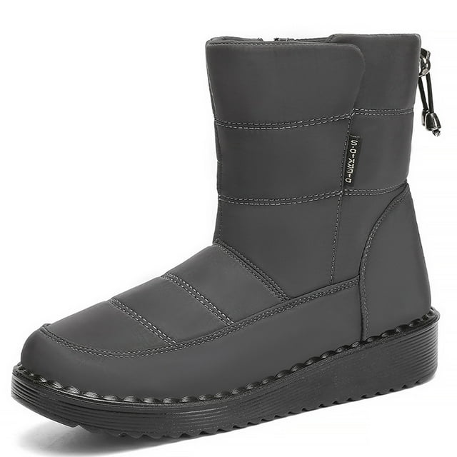 Women's long boots plus velvet thickened outdoor warm snow boots