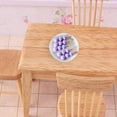 thumbnail image 4 of Comida de resina mixta a escala 1/12, modelo en miniatura, juguetes de comida en miniatura, para manualidades en casas de muñecas. Violeta, 4 of 9