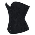 thumbnail image 3 of LELINTA Women's Waist Trainer Cincher Body Shaper Overbust Corset Black Lace Size S-6XL, 3 of 7
