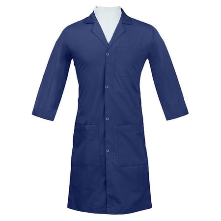 Panda Uniform by HeedFit Women’s Lab Coat | Unisex Multi-Pocket Medical Coat 4XL Navy