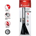 thumbnail image 2 of SINGER 12-Inch Tailor Scissors, Chrome-Plated Blades and Rubber-Coated Handles, 2 of 14