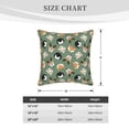 thumbnail image 4 of Fotbe Animal Heads Pattern Velvet Decorative Throw Pillow Covers with Elegant Piping, Soft Plush Cushion Cover for Sofa, Bed, Car, Office-20"x20", 4 of 8