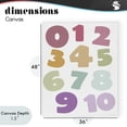 thumbnail image 4 of Stupell Industries Modern Muted Counting Numbers Canvas Art, 36 x 48, by Susan Ball, 4 of 8