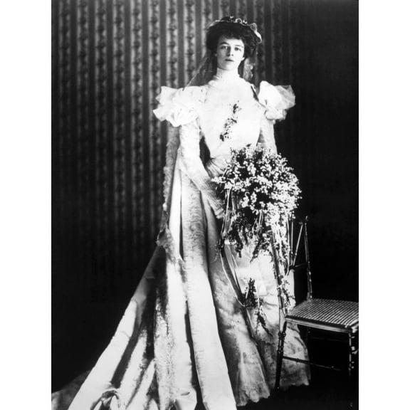 Eleanor Roosevelt In Her Wedding Dress History (24 x 36)