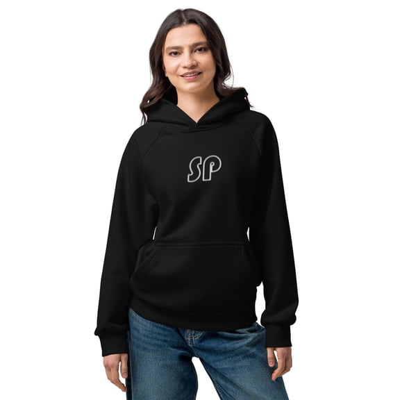 Amani & Moto SP Black Hoodie, Unisex Heavyweight Cotton Blend Pullover Hoodie