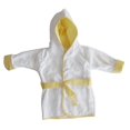 thumbnail image 1 of Terry Hooded Bath Robe with Pastel Trim & Applique, Yellow - One Size, 1 of 1