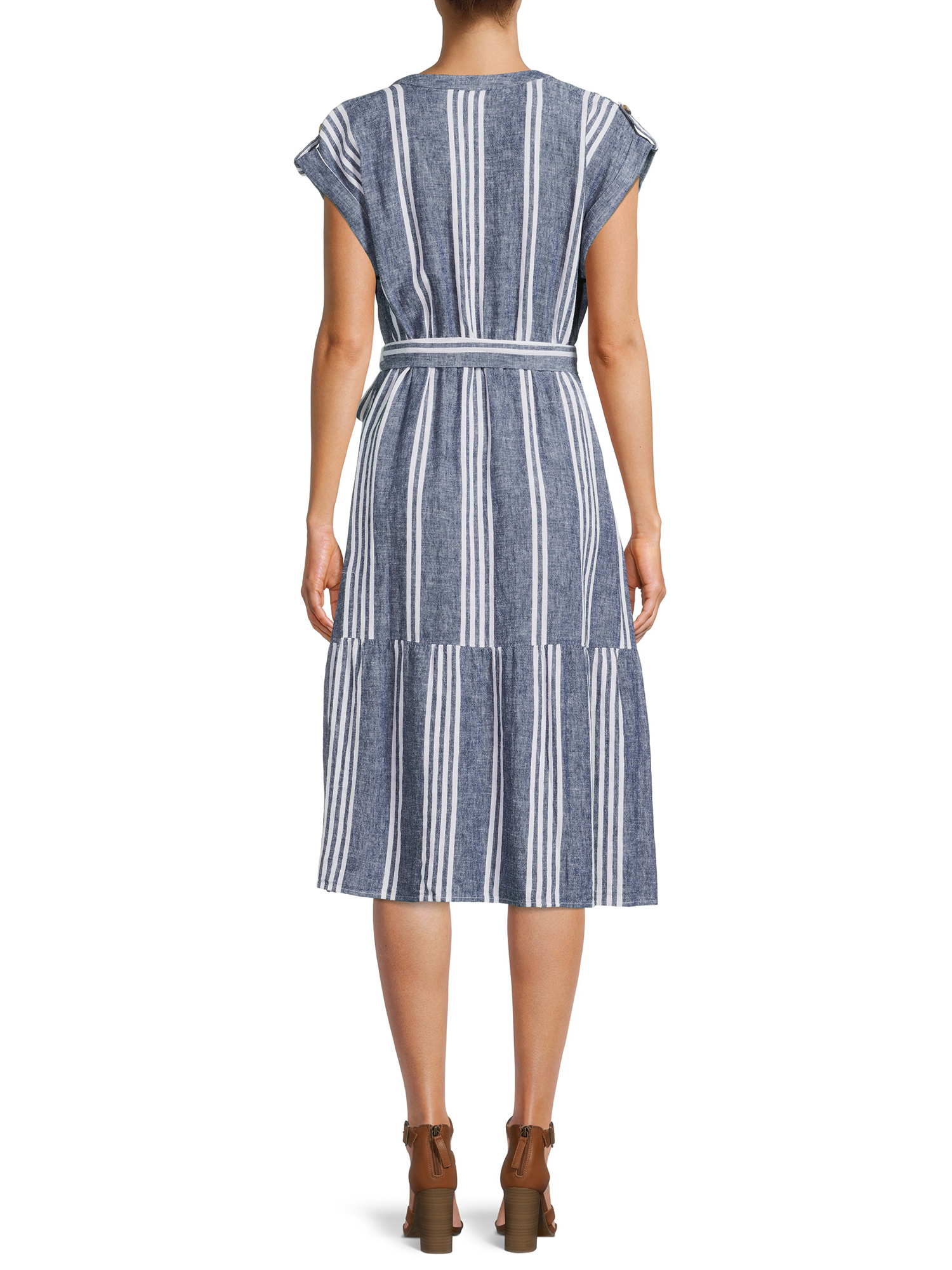 Time and Tru Tiered Dolman Sleeve Dress
