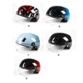 thumbnail image 3 of Seitruly Casco de scooter, regalo dulce multicolor, suministros de ciclismo, sin carga, película interior flexible, sombrero de seguridad, grafiti Teléfono y Comunicación Graffiti negro/rojo, 3 of 6