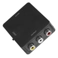 thumbnail image 1 of Video Audio Adapter, Converter Convenient Mini  For Desktop For Home For Computer For Office Black, 1 of 8